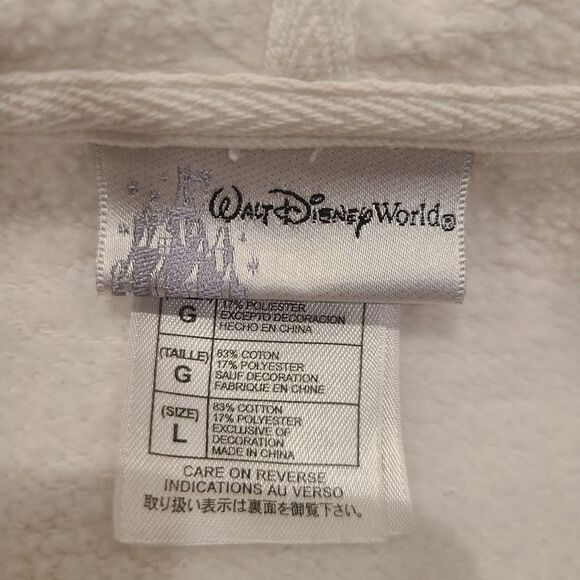 Walt Disney Workd Kids White Hoodie Jacket - Picture 6 of 6